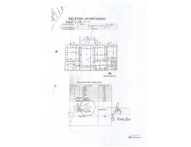 Apartament 3 camere Str Maria Tanase IN RENOVARE