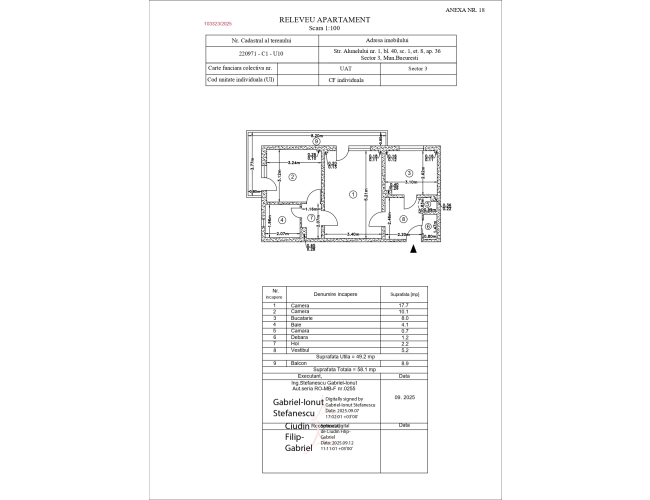 Apartament 2 camere Str Alunelului IN RENOVARE