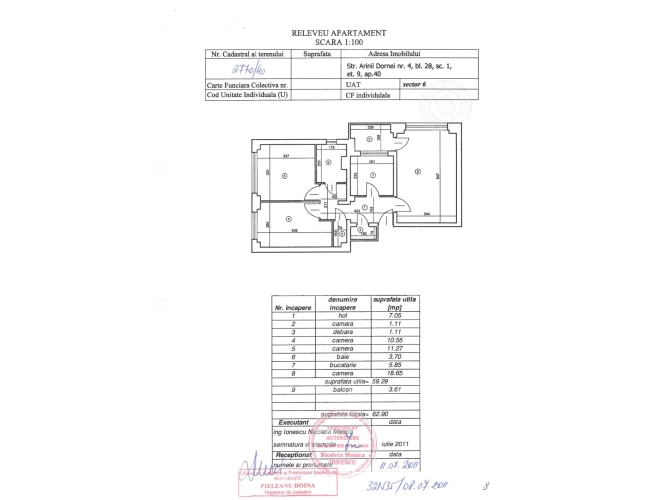 Apartament 3 camere Al. Arinii Dornei IN RENOVARE