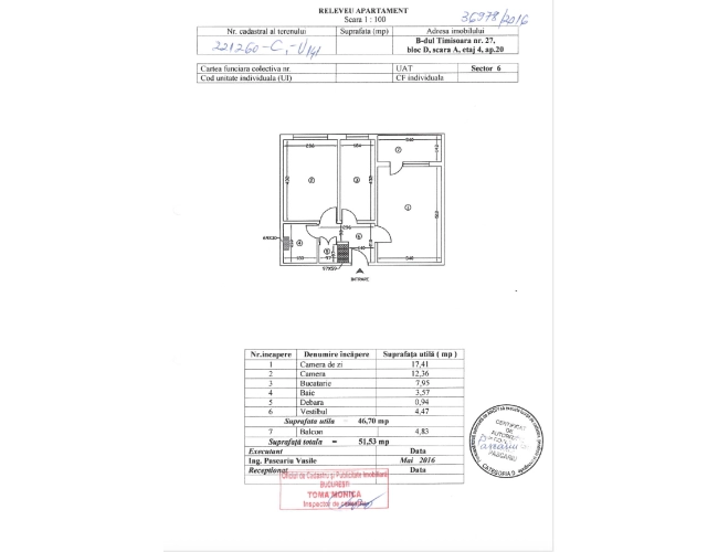 Apartament 2 camere Bld. Timisoara IN RENOVARE