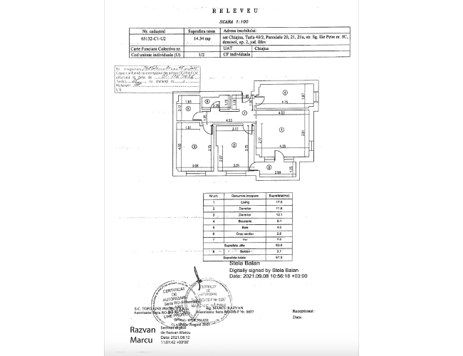 Apartament 3 camere Str. Sg. Ilie Petre IN RENOVARE